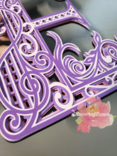 Load image into Gallery viewer, Shadowbox with Mandala Letter