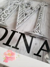 Load image into Gallery viewer, Shadowbox with Mandala Letter