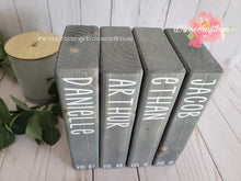 Load image into Gallery viewer, Family Book Blocks, Wooden