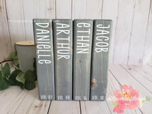 Load image into Gallery viewer, Family Book Blocks, Wooden