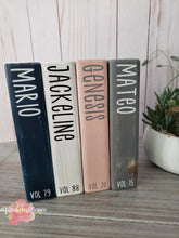 Load image into Gallery viewer, Family Book Blocks, Wooden