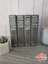Load image into Gallery viewer, Family Book Blocks, Wooden