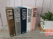 Load image into Gallery viewer, Family Book Blocks, Wooden