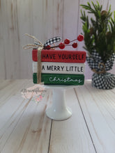 Load image into Gallery viewer, Have yourself a merry little Christmas Bookstack