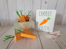 Load image into Gallery viewer, Wooden Rustic Carrots