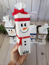 Load image into Gallery viewer, ⛄❄Rustic Customized Wooden Snowman❄⛄