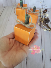 Load image into Gallery viewer, Set of 3 Rustic Wooden Pumpkins