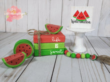 Load image into Gallery viewer, Watermelon Tiered Tray set