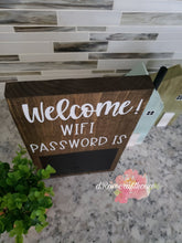 Load image into Gallery viewer, Welcome! Wifi Password sign
