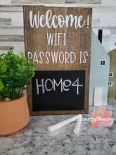 Load image into Gallery viewer, Welcome! Wifi Password sign
