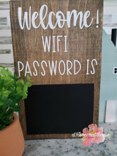 Load image into Gallery viewer, Welcome! Wifi Password sign
