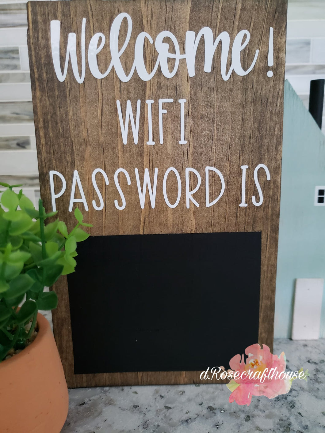 Welcome! Wifi Password sign