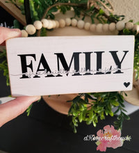 Load image into Gallery viewer, Mini Family Tiered Tray Sign
