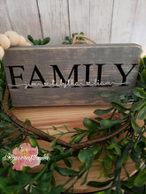 Load image into Gallery viewer, Mini Family Tiered Tray Sign
