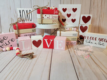 Load image into Gallery viewer, Adorable Valentine inspired mini signs
