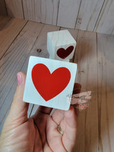 Load image into Gallery viewer, Set of 3 heart blocks
