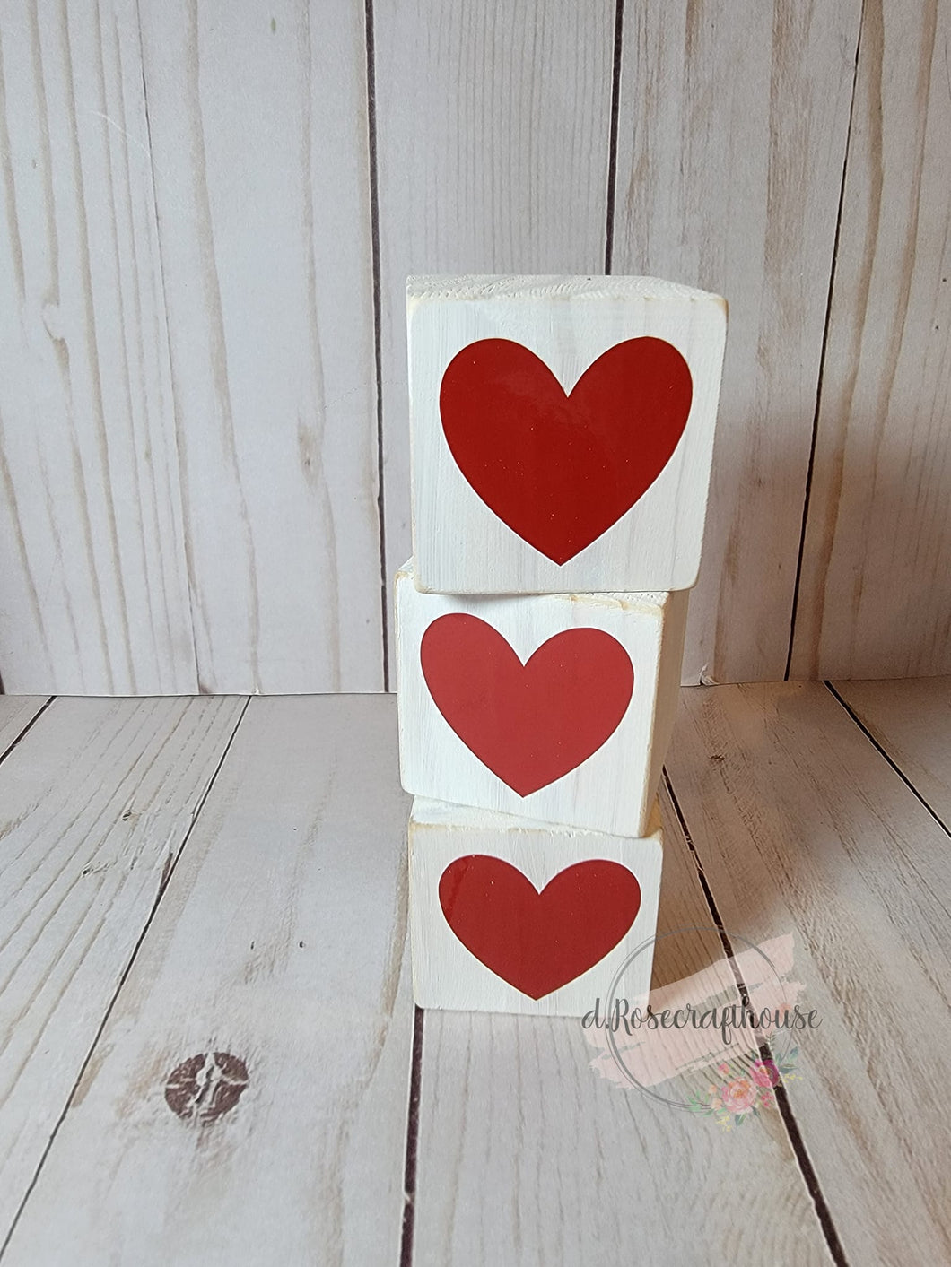 Set of 3 heart blocks