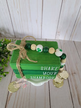 Load image into Gallery viewer, Wooden Mini Book Stack, Shake Your Shamrock
