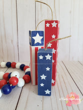 Load image into Gallery viewer, Set of 3 Wooden Firecrackers
