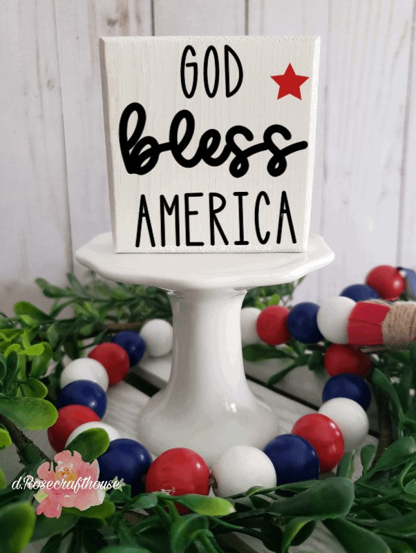 4th of July Mini Signs