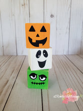 Load image into Gallery viewer, Set of 3 Halloween Blocks
